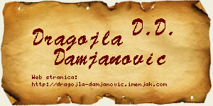 Dragojla Damjanović vizit kartica